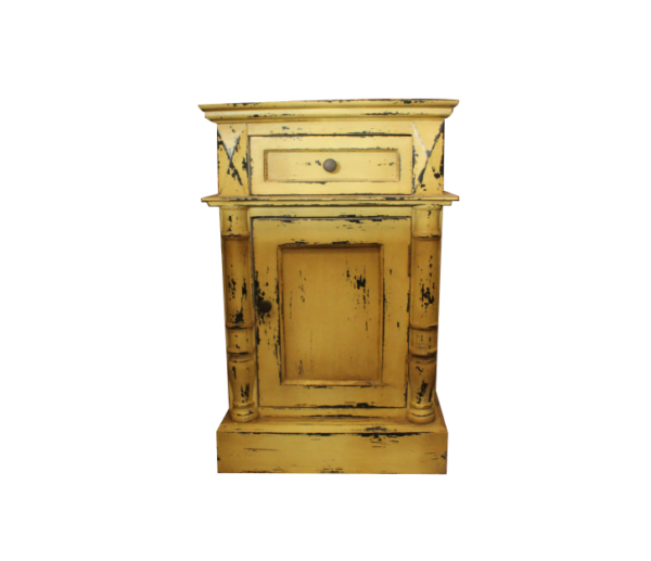 Bedside Table Yellow Zakywood Furniture Jepara