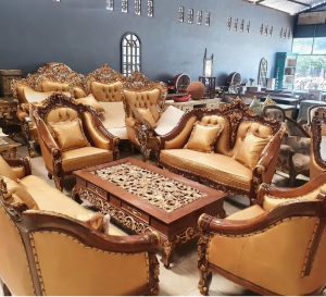 Sofa Ukir Ganesha Zakywood Furniture Jepara