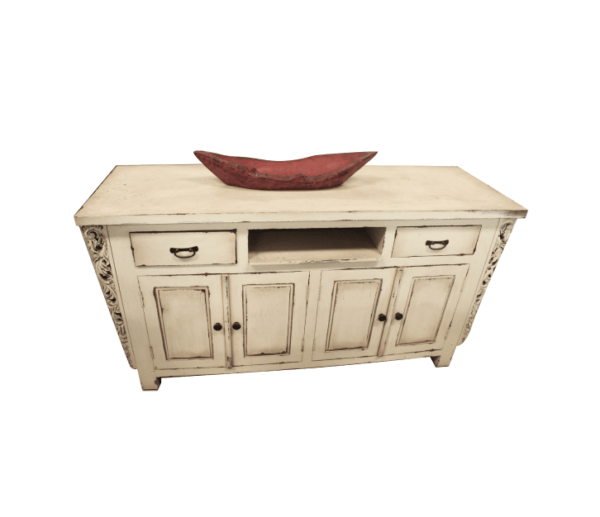 Accent Cabinet White Zakywood Furniture Jepara